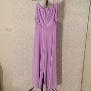 W's strapless jumpsuit